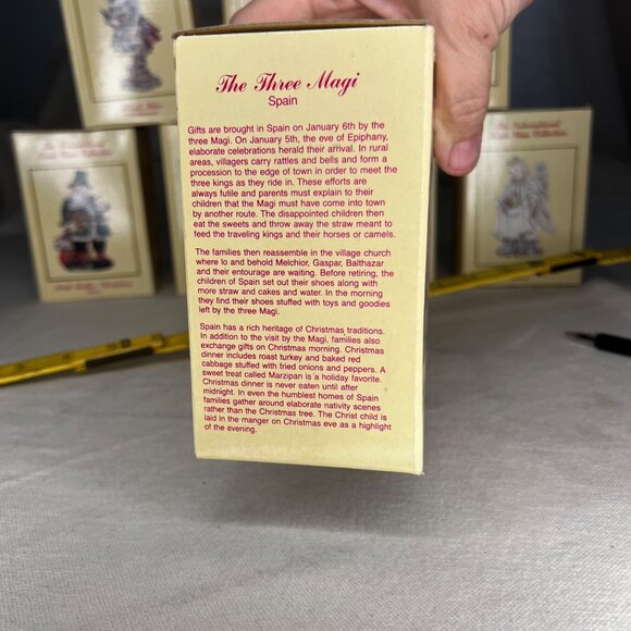 The International Santa Claus Collection The Three Magi Spain Figurine 1995 - Picture 15 of 16